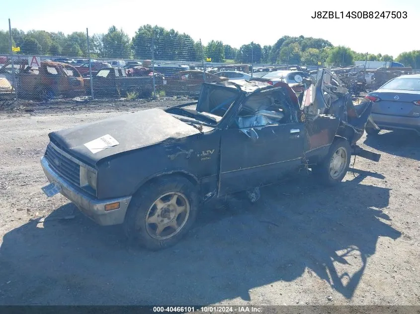 1981 Chevrolet Luv VIN: J8ZBL14S0B8247503 Lot: 40466101