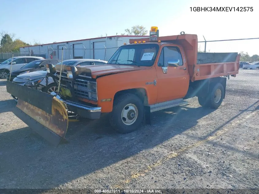 1984 Chevrolet K30 VIN: 1GBHK34MXEV142575 Lot: 40527011