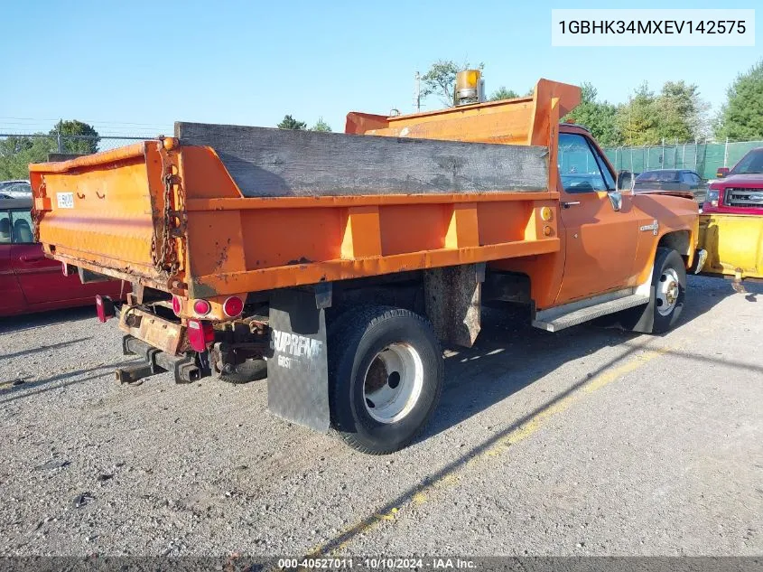 1984 Chevrolet K30 VIN: 1GBHK34MXEV142575 Lot: 40527011