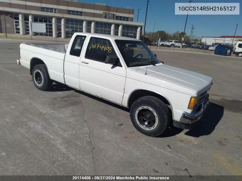 1GCCS14R5H2165127 1987 Chevrolet S10 Pickup