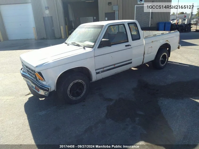 1GCCS14R5H2165127 1987 Chevrolet S10 Pickup