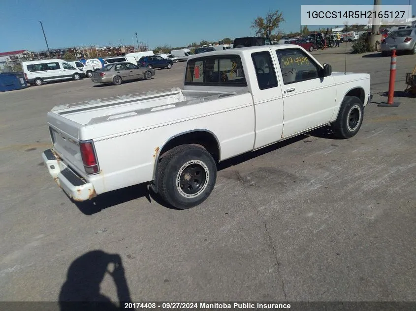 1GCCS14R5H2165127 1987 Chevrolet S10 Pickup