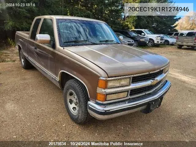 1994 Chevrolet C/R 10/1500 4+Cab VIN: 2GCEC19K1R1274946 Lot: 20179834