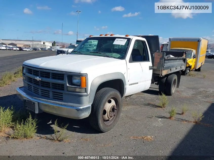 1998 Chevrolet C3500 Hd VIN: 1GBKC34J7WJ100009 Lot: 40748013