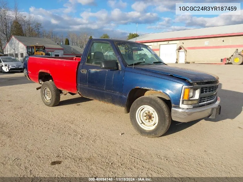 2000 Chevrolet C2500 VIN: 1GCGC24R3YR187459 Lot: 40894148