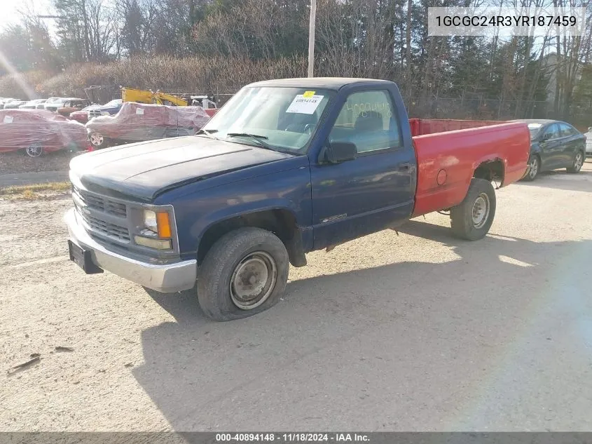 2000 Chevrolet C2500 VIN: 1GCGC24R3YR187459 Lot: 40894148