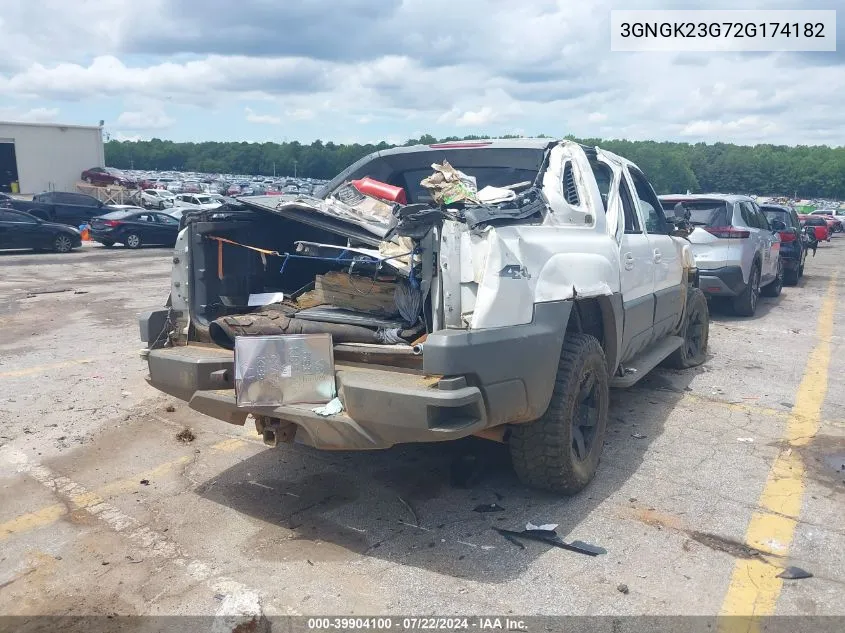 3GNGK23G72G174182 2002 Chevrolet Avalanche 2500