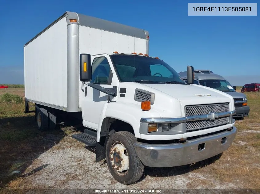 2003 Chevrolet Cc4500 VIN: 1GBE4E1113F505081 Lot: 40711878