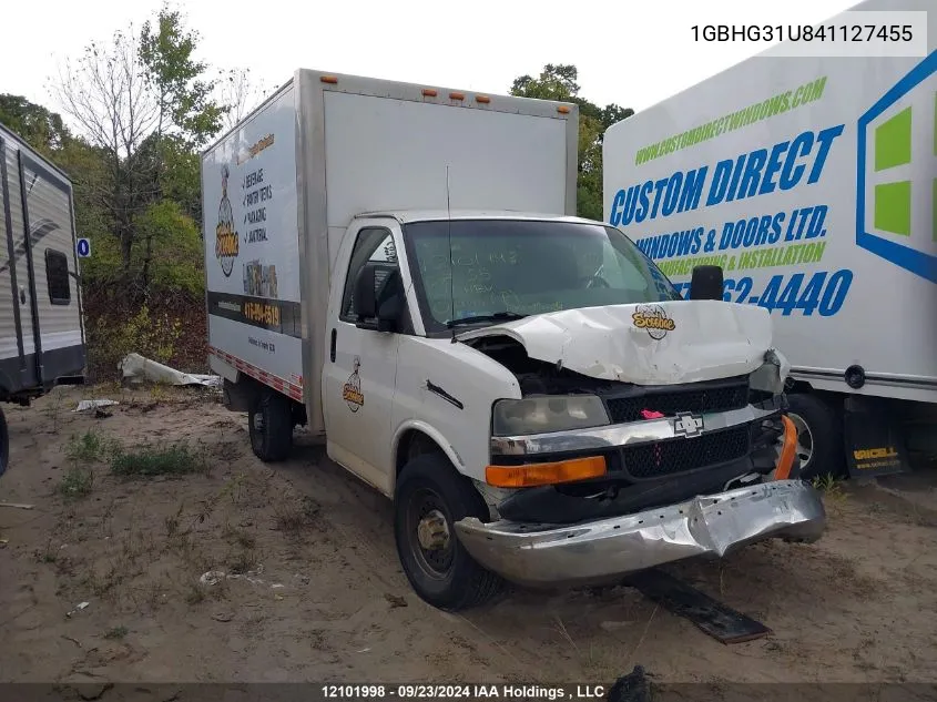 1GBHG31U841127455 2004 Chevrolet Express Commercial Cutaway