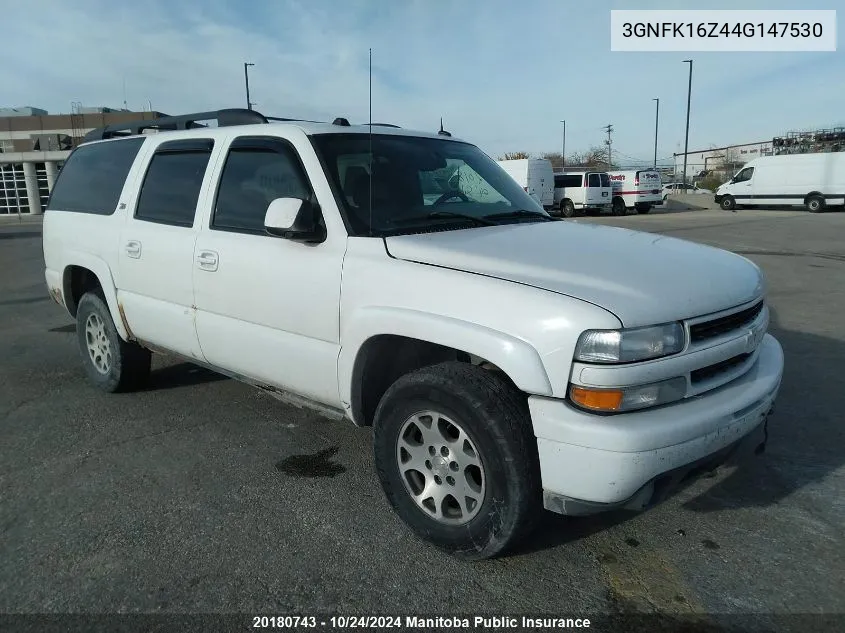 2004 Chevrolet Suburban 1500 Lt VIN: 3GNFK16Z44G147530 Lot: 20180743