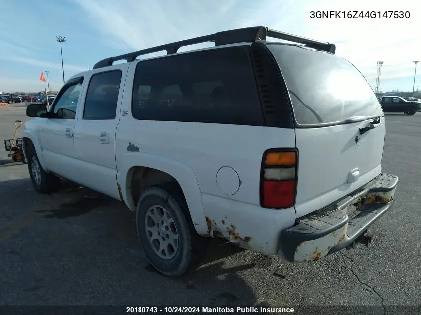 2004 Chevrolet Suburban 1500 Lt VIN: 3GNFK16Z44G147530 Lot: 20180743