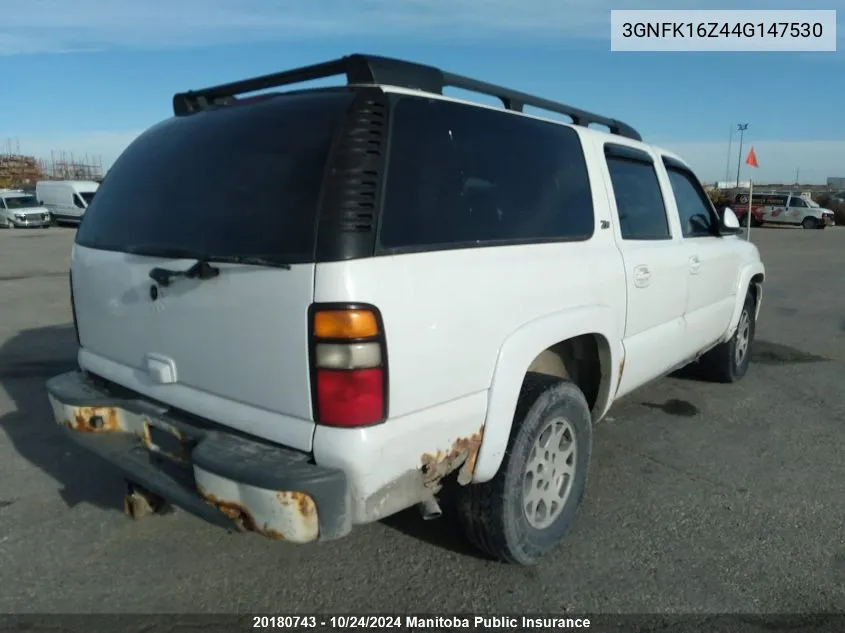 2004 Chevrolet Suburban 1500 Lt VIN: 3GNFK16Z44G147530 Lot: 20180743