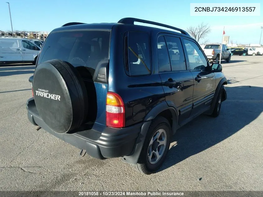 2CNBJ734246913557 2004 Chevrolet Tracker Zr2 Sport