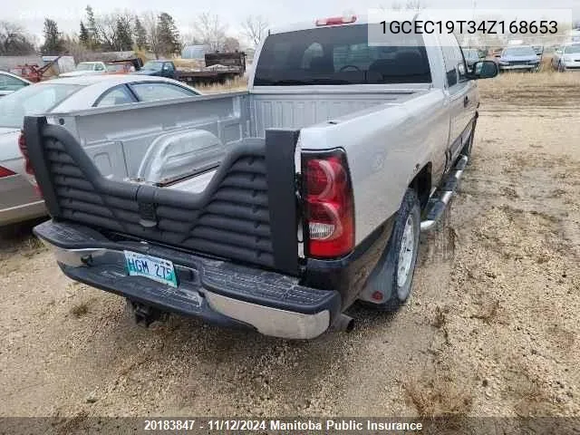 2004 Chevrolet Silverado 1500 Ls Ext Cab VIN: 1GCEC19T34Z168653 Lot: 20183847