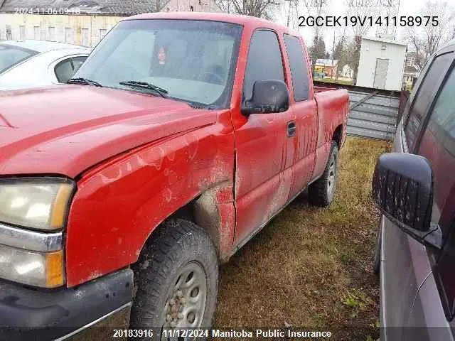 2004 Chevrolet Silverado 1500 Ls Ext Cab VIN: 2GCEK19V141158975 Lot: 20183916