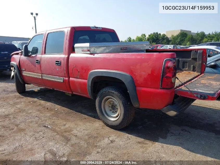 2004 Chevrolet Silverado 2500 Ls VIN: 1GCGC23U14F159953 Lot: 39942029