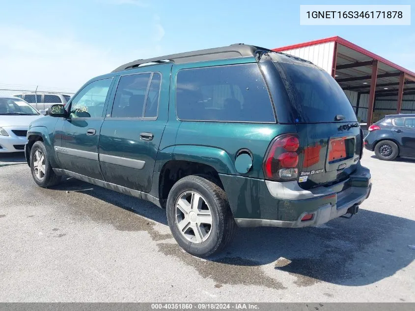 1GNET16S346171878 2004 Chevrolet Trailblazer Ext Ls