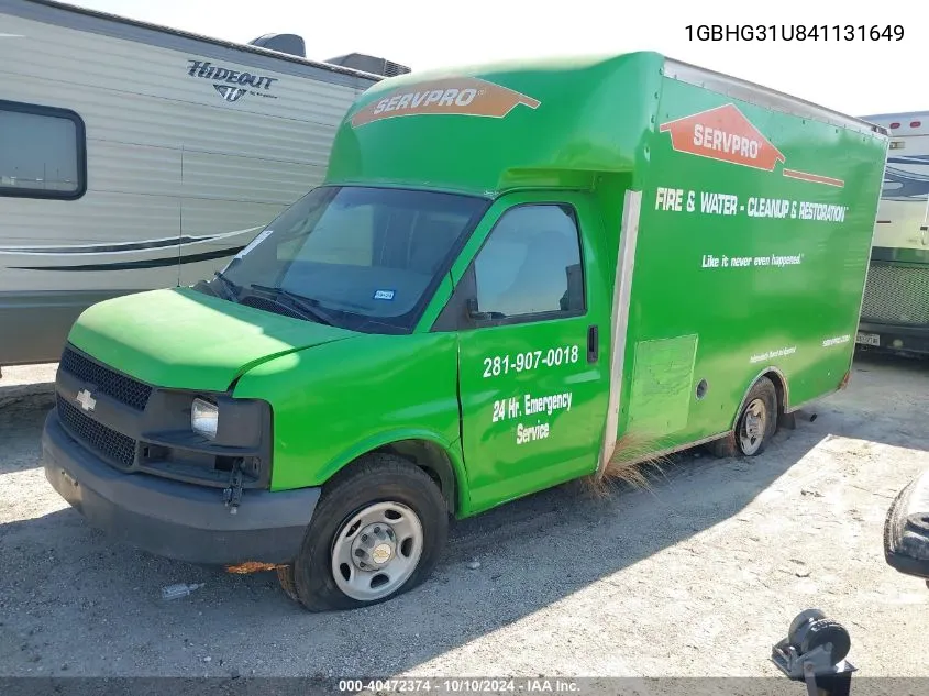 2004 Chevrolet Express Cutaway VIN: 1GBHG31U841131649 Lot: 40472374