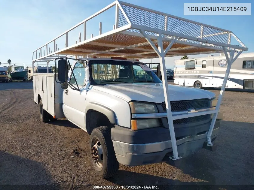 2004 Chevrolet Silverado 3500 Chassis Work Truck VIN: 1GBJC34U14E215409 Lot: 40755360