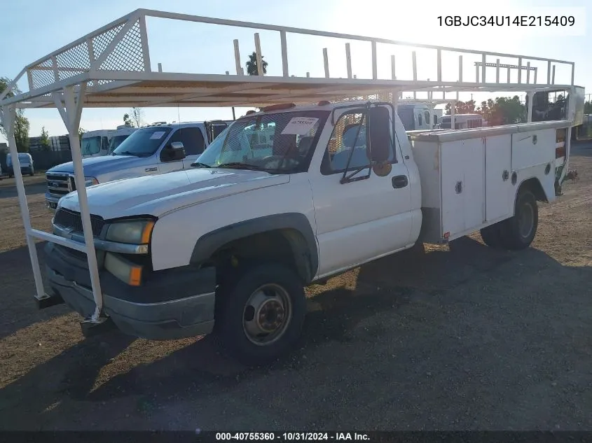 2004 Chevrolet Silverado 3500 Chassis Work Truck VIN: 1GBJC34U14E215409 Lot: 40755360