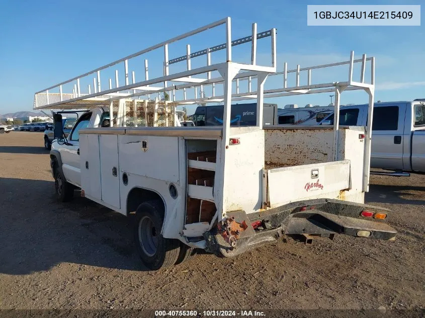 2004 Chevrolet Silverado 3500 Chassis Work Truck VIN: 1GBJC34U14E215409 Lot: 40755360