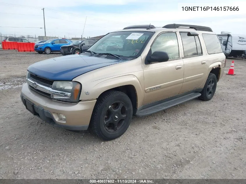 2004 Chevrolet Trailblazer Ext Lt VIN: 1GNET16P146157666 Lot: 40837602