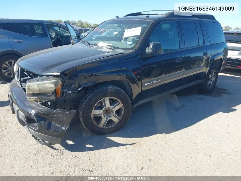 2004 Chevrolet Trailblazer Ext Ls VIN: 1GNES16S346149009 Lot: 40858765