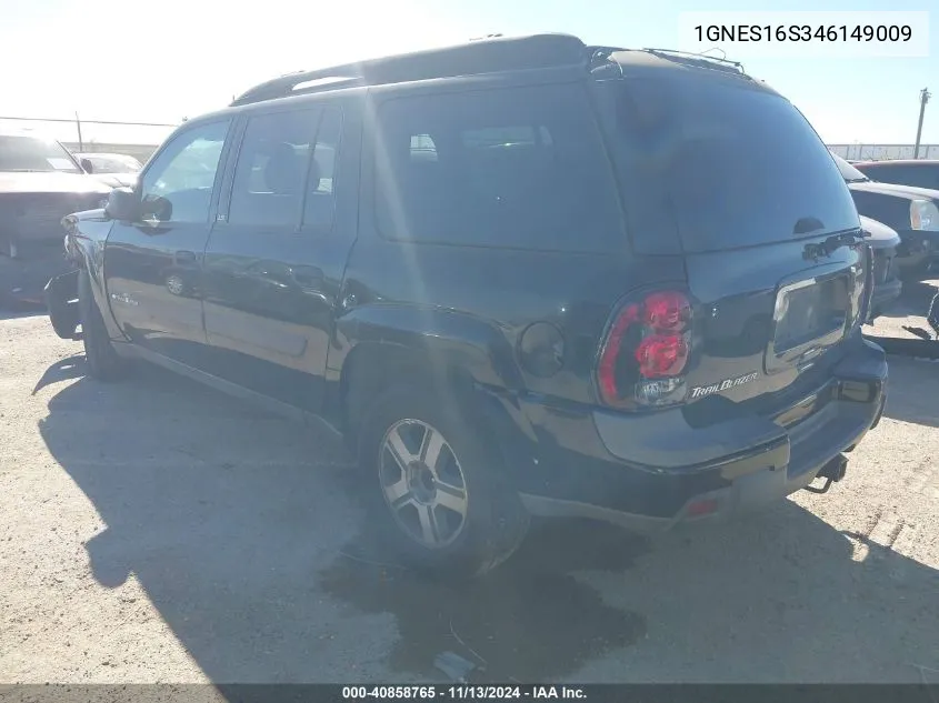 2004 Chevrolet Trailblazer Ext Ls VIN: 1GNES16S346149009 Lot: 40858765