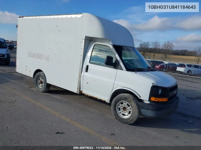 2004 Chevrolet Express Cutaway VIN: 1GBHG31U841184643 Lot: 40879023