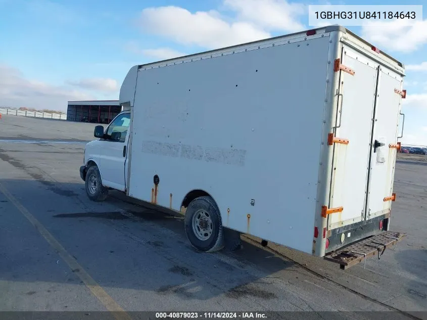 2004 Chevrolet Express Cutaway VIN: 1GBHG31U841184643 Lot: 40879023