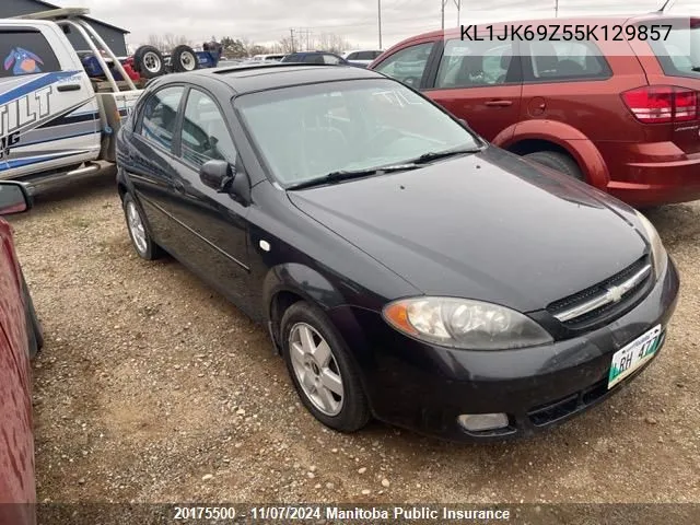 2005 Chevrolet Optra5 VIN: KL1JK69Z55K129857 Lot: 20175500