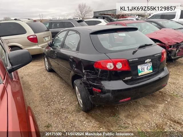 2005 Chevrolet Optra5 VIN: KL1JK69Z55K129857 Lot: 20175500