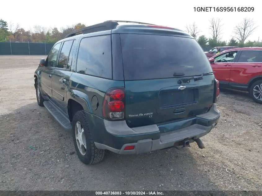 2005 Chevrolet Trailblazer Ext Lt VIN: 1GNET16S956168209 Lot: 40736083