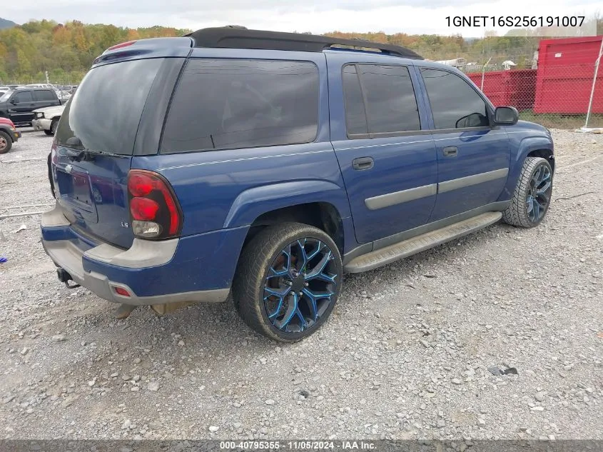 2005 Chevrolet Trailblazer Ext Ls VIN: 1GNET16S256191007 Lot: 40795355