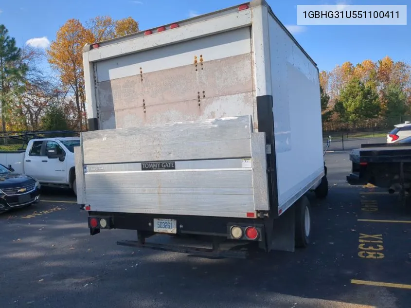 2005 Chevrolet Express Cutaway VIN: 1GBHG31U551100411 Lot: 40823875