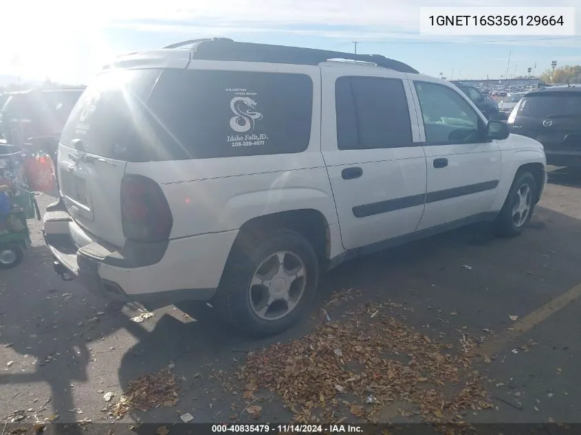 2005 Chevrolet Trailblazer Ext Ls VIN: 1GNET16S356129664 Lot: 40835479