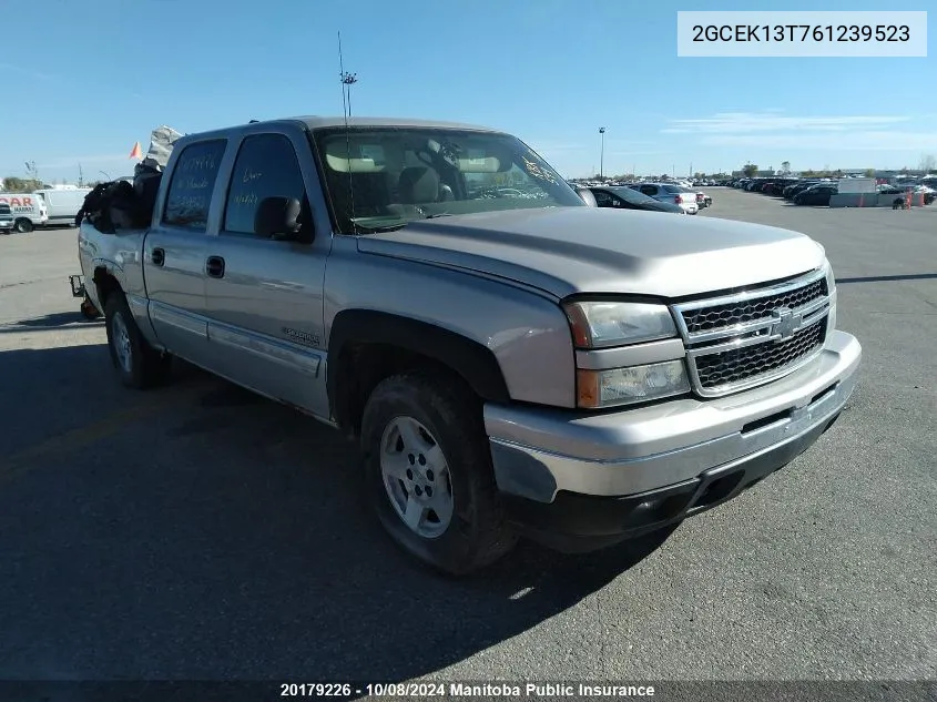 2006 Chevrolet Silverado 1500 Ls Crew Cab VIN: 2GCEK13T761239523 Lot: 20179226