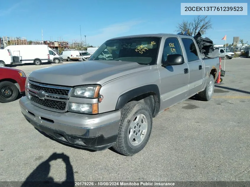 2006 Chevrolet Silverado 1500 Ls Crew Cab VIN: 2GCEK13T761239523 Lot: 20179226