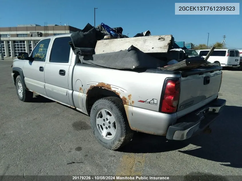 2006 Chevrolet Silverado 1500 Ls Crew Cab VIN: 2GCEK13T761239523 Lot: 20179226