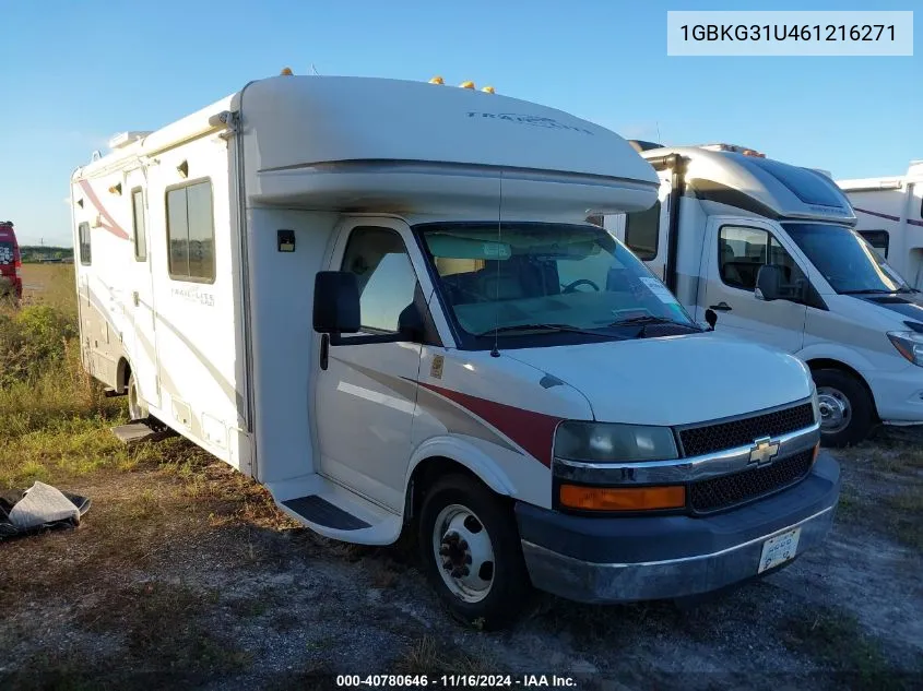 2006 Chevrolet Express Cutaway Work Van VIN: 1GBKG31U461216271 Lot: 40780646