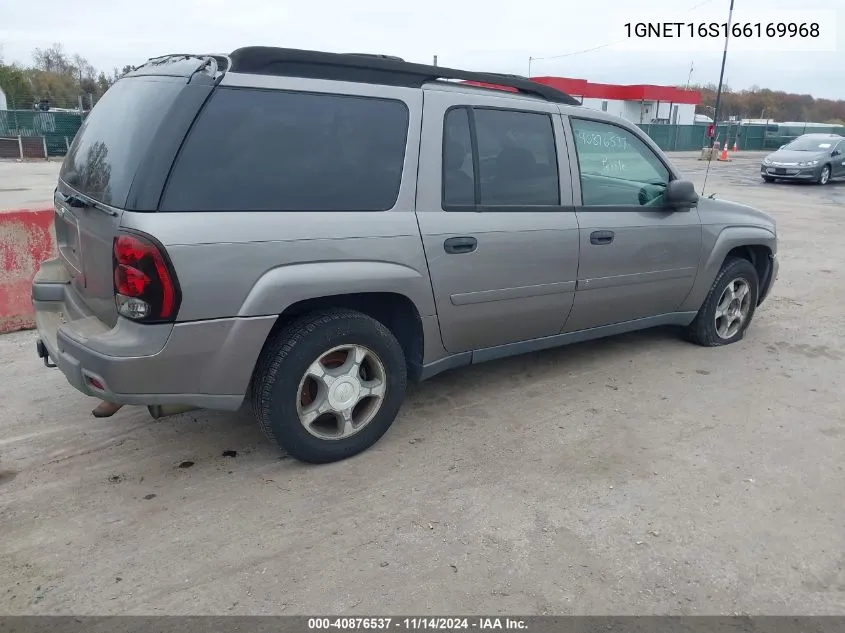 2006 Chevrolet Trailblazer Ext Ls VIN: 1GNET16S166169968 Lot: 40876537