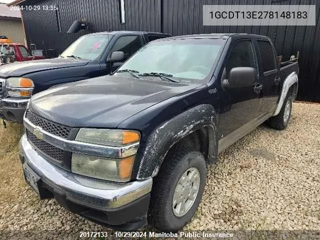 2007 Chevrolet Colorado Lt Crew Cab VIN: 1GCDT13E278148183 Lot: 20172133