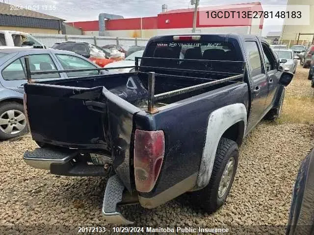 1GCDT13E278148183 2007 Chevrolet Colorado Lt Crew Cab