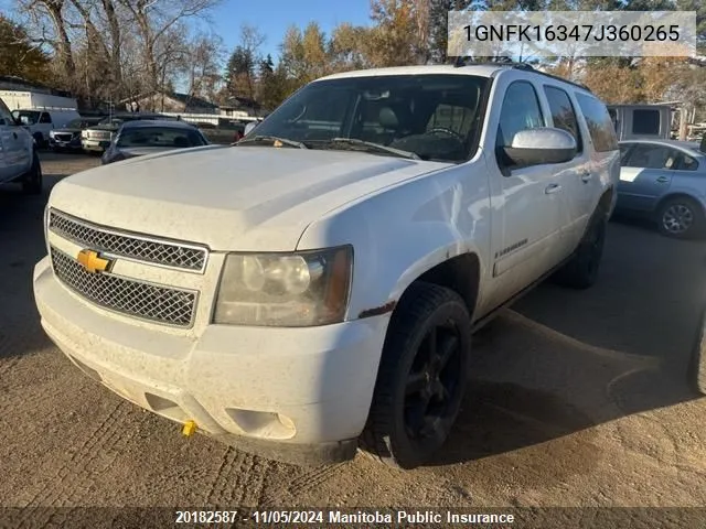 2007 Chevrolet Suburban 1500 Ls VIN: 1GNFK16347J360265 Lot: 20182587