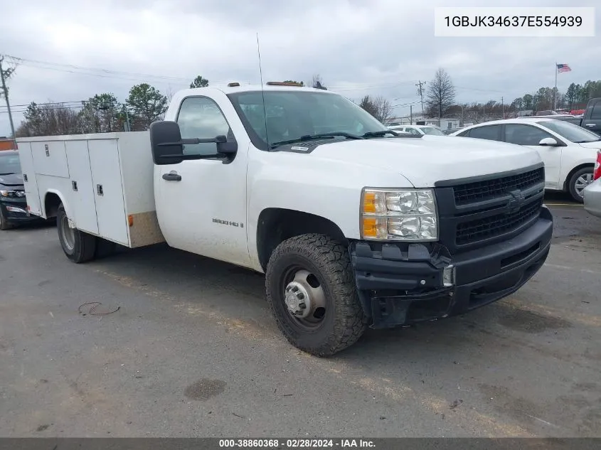 1GBJK34637E554939 2007 Chevrolet Silverado 3500 Chassis Work Truck