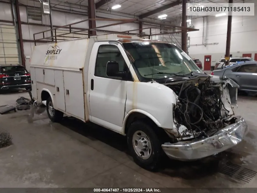 1GBHG31U171185413 2007 Chevrolet Express Cutaway Work Van