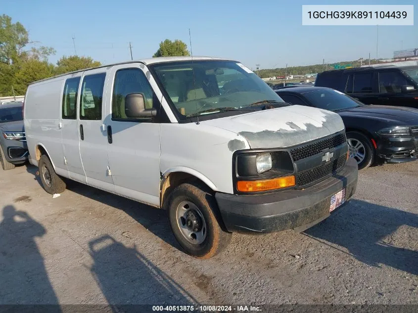 1GCHG39K891104439 2009 Chevrolet Express 3500 Work Van