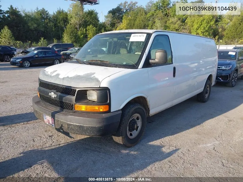 1GCHG39K891104439 2009 Chevrolet Express 3500 Work Van