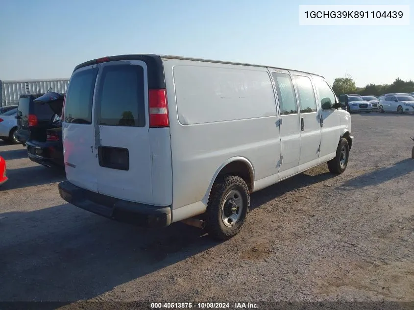 2009 Chevrolet Express 3500 Work Van VIN: 1GCHG39K891104439 Lot: 40513875