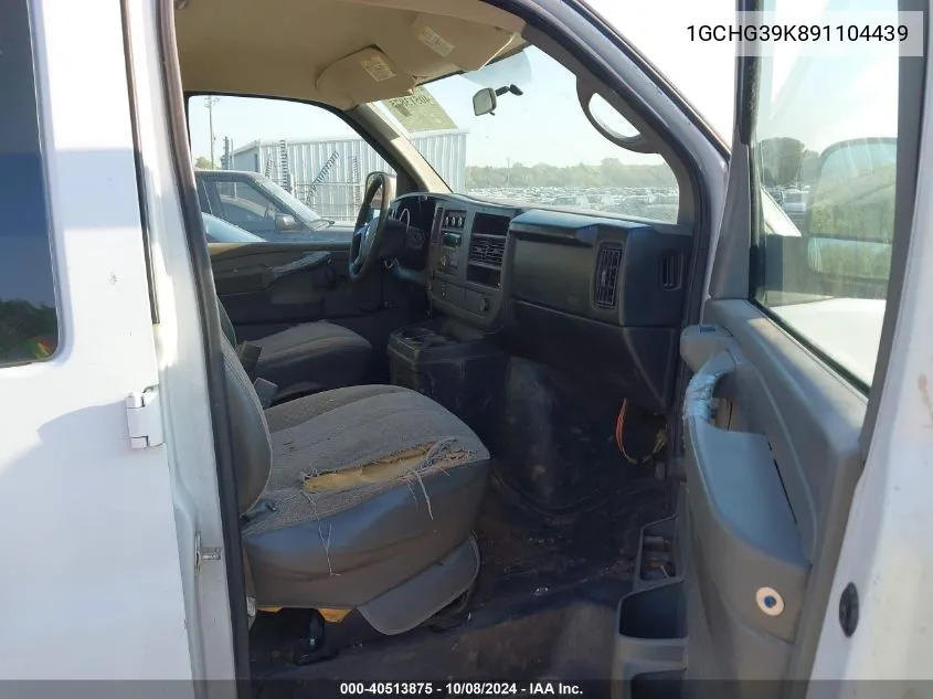 1GCHG39K891104439 2009 Chevrolet Express 3500 Work Van